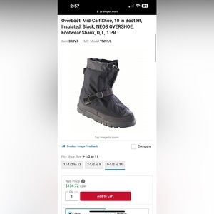 Thorogood overboot mid-calf in excellent condition